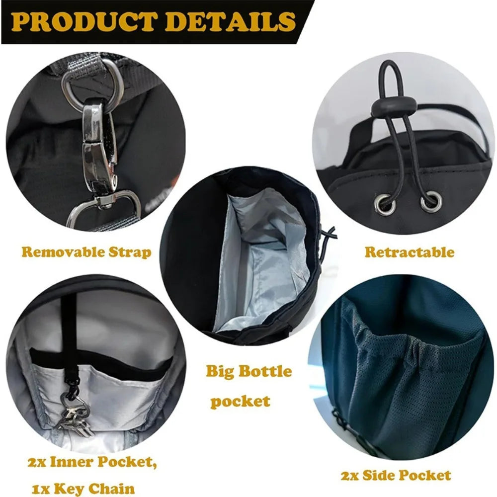 Magnetic Fitness Water Bottle Bag